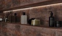 Cersanit Trendo Brown 29,8x59,8 padlólap és falburkolat