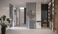 Ceramica Konskie White Glossy majolika 30x60 csempe termékcsalád