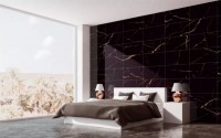 Flame Roma Black-Gold Poler polírozott, magasfényű 60x120 padlólap