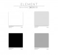 Keros Element 25x25 padlólap és falburkolat termékcsalád