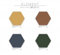 Keros Hexa Element 23x27 padlólap és falburkolat termékcsalád