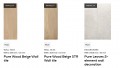 Tubadzin Pure 32,8x89,8 csempe termékcsalád