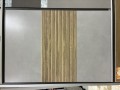 Koru Grey 29,5x59,5 padlólap és falburkolat + Linneare Natural dekor