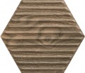 Paradyz Serene Brown Hex STR